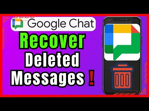 How to Recover Deleted Messages on Google Chat❗(Step-by-Step Guide)✅
