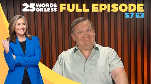 This game comes with a heavy load and one team might be carrying more than they can handle. Will their clues hold up under pressure? In this episode of 25 Words or Less, it’s actress Raven-Symoné (That’s So Raven, The Cheetah Girls, Dr. Dolittle) vs comedian and host of “The Three Questions” podcast, Andy Richter! | 25 Words or Less