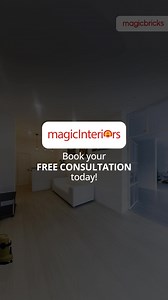 1M views · 1.3K reactions | Book your FREE CONSULTATION today! From dreams to reality, let magicInteriors bring your vision to life. Visit: https://rebrand.ly/magicinteriors [Dream Home, Home Transformation, Interior Goals, Home Design, MagicInteriors, Interior Styling, Magicbricks, Personalized Spaces] #Magicbricks #DreamHome #MagicInteriors #HomeTransformation #InteriorGoals | Magicbricks | Facebook