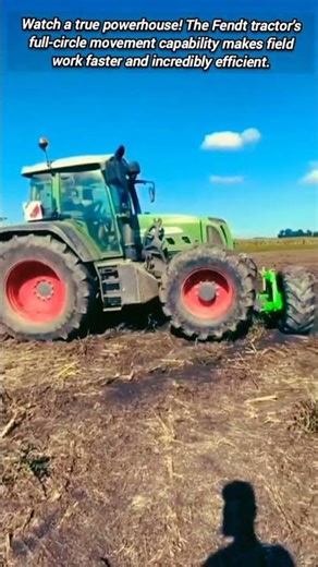 Special Attachment Gives This Tractor Amazing 360 Movement Ability.