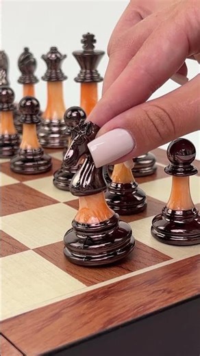 Premium Impact-Resistant Acrylic Chess Set | Custom Storage Insert | Elegant Design