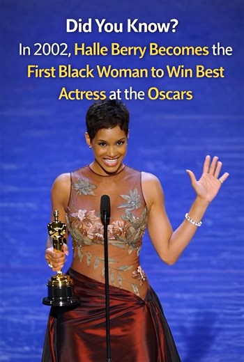 Alchetron.com on Instagram: "On March 24, 2002, at the 74th Academy Awards, Halle Berry made history as the first Black woman to win the Oscar for Best Actress — and still the only one to this day — for her powerful, raw performance as a grieving widow in Monster's Ball. Overcome with emotion, she delivered one of the most iconic acceptance speeches ever: "Oh my God... This moment is so much bigger than me. This moment is for Dorothy Dandridge, Lena Horne, Diahann Carroll... It's for every namel