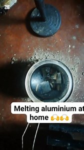 How to melt aluminium at home 🙌 #viralchallenge #diditworkchallenge #experiment so #homemade | Technician Copious