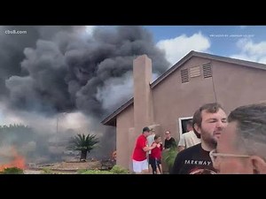 At least 2 dead after plane crashes into homes in Santee neighborhood