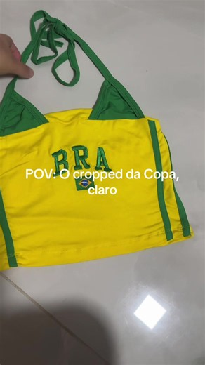 💛💚 Vista a paixão pelo Brasil com muito estilo! 🇧🇷✨ Nosso cropped feminino da Seleção é perfeito para quem ama montar looks modernos e confortáveis. Ideal para torcer, sair com as amigas ou arrasar no dia a dia. #cropped #brasil🇧🇷 #tiktokshop #fypシ゚viral