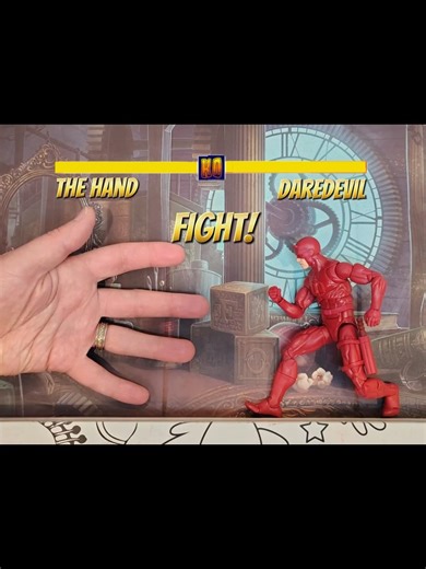 Daredevil vs The Hand (Street Fighter II Stop Motion)