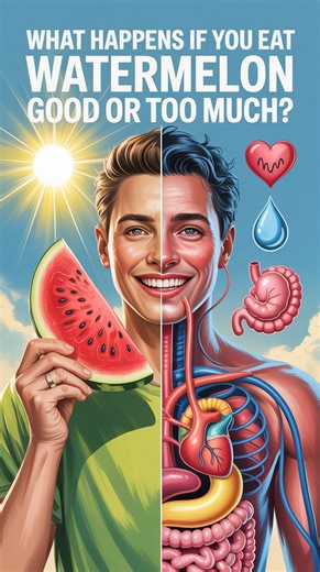 What Happens if You Eat Watermelon Everyday Is eating watermelon daily good for you—or too much of a sweet thing? 🍉 From hydration to heart health, discover what happens when you make this juicy fruit a part of your daily routine. The benefits might surprise you! #WatermelonBenefits #EatHealthyLiveHealthy #DailyWellness #HealthyHabits #NutritionTips #HydrationBoost #VIDEOS #healthapta | Healthapta