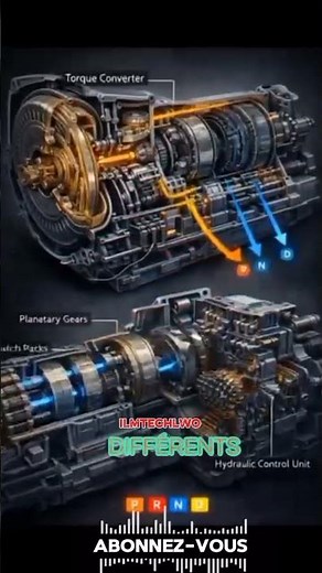 Comment fonctionne une transmission automatiqueTransmissionAutomatique #Voiture #MécaniqueAuto