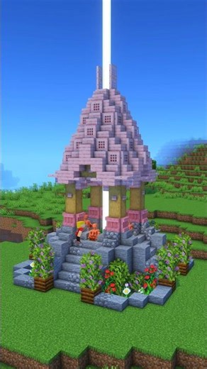 Easy Beacon Design! 💡 Free Schematic in Bio #minecraft #minecraftbuilding #minecrafttutorial
