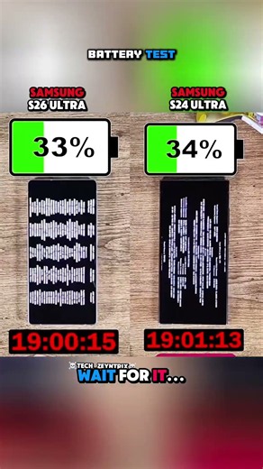 ⚡🚀 SAMSUNG GALAXY S25 ULTRA VS SAMSUNG GALAXY S24 ULTRA BATTERY TEST!!