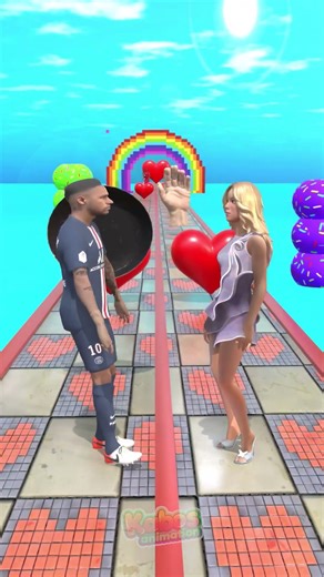 GTA V New Kiss or Save Run Neymar vs Georgina Ronaldo Funny Epic Challenge! ‪@MNcompsJR‬