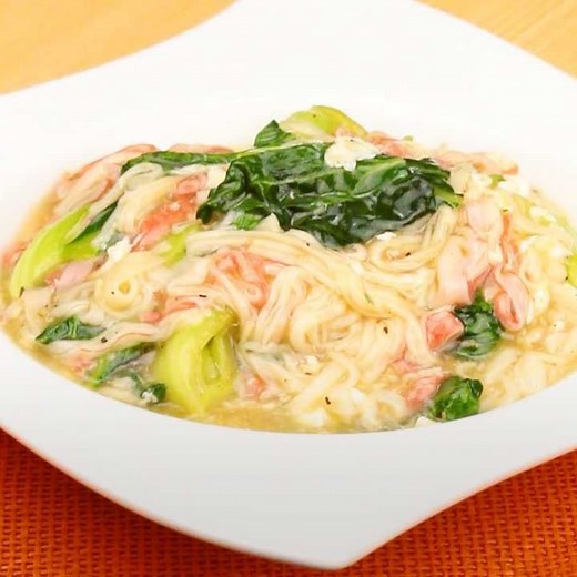 ふわっとトロリ！ チンゲン菜とカニかまぼこあんかけのレシピ動画・作り方 | デリッシュキッチン