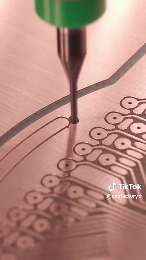 Precision PCB Traces Crafted by CNC Machining