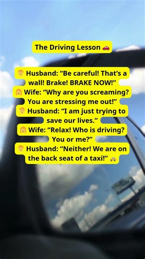 The Driving Lesson 🚗🤣#shorts #comedy #funny #humor #videoshort #jokes #memes