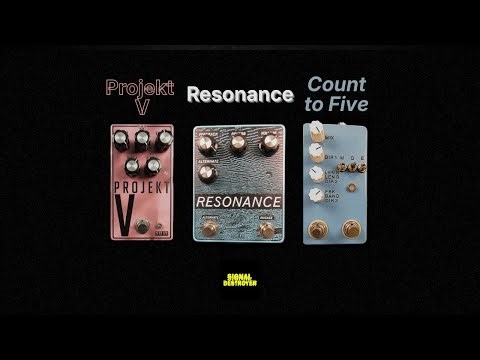 Projekt V fuzz + Resonance reverb with Count to Five guitar loops (demo) (no talking)