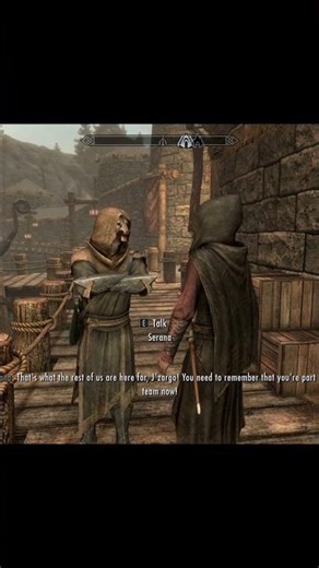 Skyrim ٠ Serana Warning J'zargo #skyrim