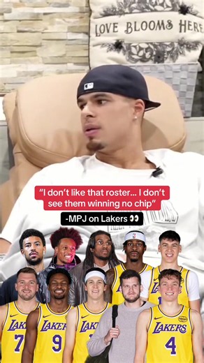 MPJ after hearing Lakers’ roster 😬 (via @N3on) #nba #basketball #lakers #michaelporterjr #nets