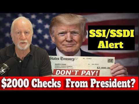 Is the President really sending $2,000 stimulus checks to SSDI/SSI recipients?