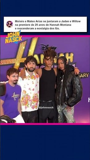 Jaden, Willow e elenco reviveram Hannah Montana! 😳✨ #shorts