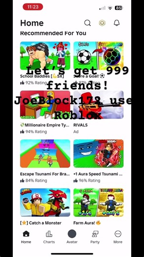 Let’s Get 999 Friends on Roblox! 🤯 Add Me!