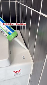 Caulking tips, sealing toilet seat #caulking #seal #foryouシ #goviral #melbourne #construction #views1m | Caulking Melbourne