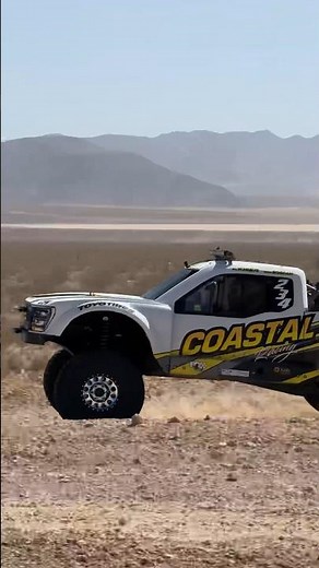 Roaring Trophy Truck Engine at the 2025 Mint 400 Off-Road Race