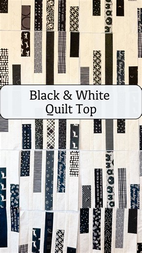 Black and white blocks, done ✔️ Without color to worry about, I’m paying extra attention to value and scale—keeping the darks and lights from clumping and mixing small and large prints throughout. All of these fabrics are pulled from my stash (hello, old favorites), and honestly, this is exactly how I wanted to spend my Monday ❤️ #kitchentablequilting #thevivianquilt #blackandwhitequilt | Erica Taylor Jackman