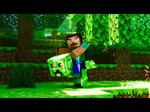 Steve Tames a Creeper?! | Minecraft Story Animation