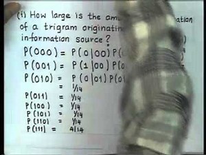 Mod-01 Lec-06 Asymptotic Properties of Entropy and Problem Solving in Entropy