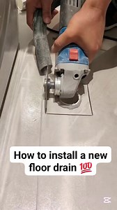 199K views · 1.1K reactions | How to install a floor drain perfectly  #tips #installation #floordrain | RB Plumbing Experts | Facebook