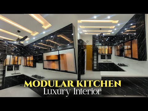 Beautiful Modular Small Kitchen Design 2025 | Luxury Modern Interior Ideas