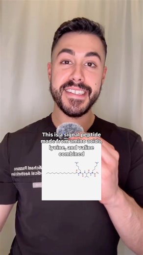 Michael Razzano | Acne Expert (Philly) on Instagram: "PEPTIDE SERIES: Palmitoyl Tripeptide-5 🤓 #philly #philadelphia #esthetician #acne #skincare"