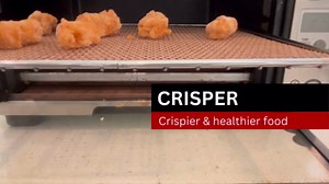 Cooks Innovations Toaster Oven Non Stick Liner & Crisper Set - Get Crispy Food Every Time - Easy Clean Up - Premium Crisping Sheet with Nonstick Oven Liner for Toaster Oven (9 x 11)