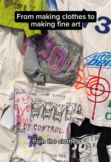 How @austin babbitt went from making clothes to making art #asspizza #clothingdesigner #artistinterview