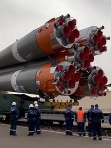 Soyuz-2.1a Launch by Soyuz MS-26 at Baikonur Cosmodrome