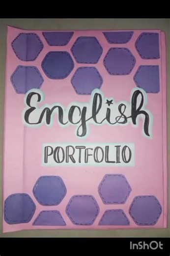 English portfolio cover page design | #jitikaart13 #frontpage #coverpagedesignforassignment #viral
