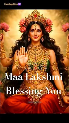 Lakshmi Mata Darshan 🪔 A Moment of Divine Blessings & Positive Energy ✨