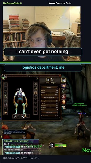 building a rogue army. cant even carry loot | WoW Forever