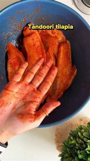 🔥 Tandoori Tilapia 🐟 | Juicy, Flavorful & So Easy! #viral