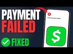 How To Fix Cash App Payment Failed Issue (2025 Full Guide)