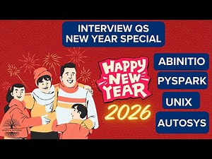 4 Skills Data Engineer Interview Qs (Abinitio,Pyspark,Unix,Autosys) Solved!!