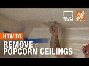How-To Workshops - How to Remove Popcorn Ceilings | The Home Depot