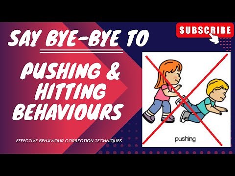 How to Correct Pushing, Hitting Behaviors in Autism | Behaviour Modification | Behaviour Corrections