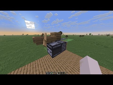How to build a simple flying machine in Minecraft