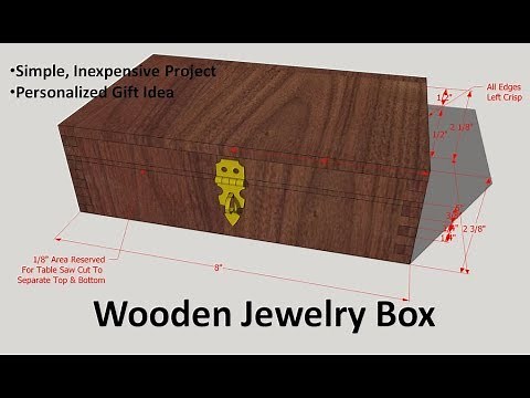 Wooden Jewelry Box Plans