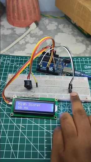 Ultimate Arduino Reaction Timer Game 🔥 | High Score#gaming #arduinoproject #gcgelectronics #enginee