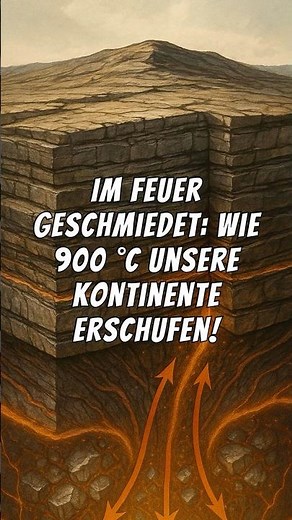 🔥 Im Feuer geschmiedet: Wie 900 °C unsere Kontinente erschufen! 🌍 | Naturwunder erklärt