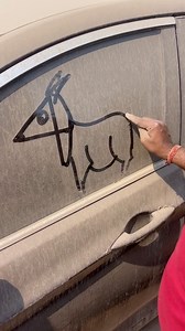 Draw a goat 🐐 using number 4 #art #shortsreels | Chandan Art Academy