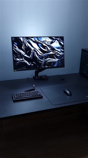 peace setup 🕊 #techtok #mice #cleansetup #minimalsetup #blacksetup #technology #desksetup #minimalist #allblack