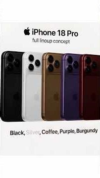  iPhone 18 Pro Leaks — Early Production, New Finishes, Quiet Changes 📱🔥